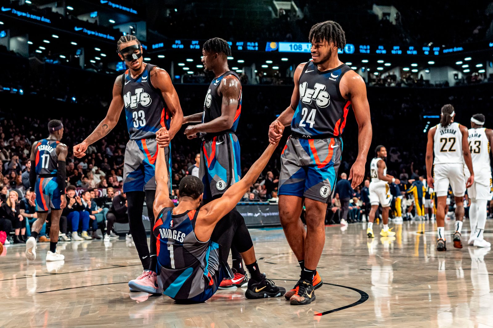 Nets outlast Pacers, still eliminated from playoffs bid