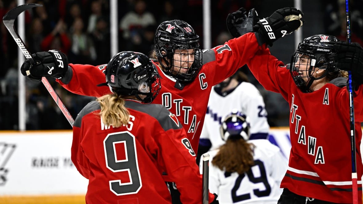 PWHL Ottawa captain Brianne Jenner scores her 1st-career hat trick in shutout win over Minnesota