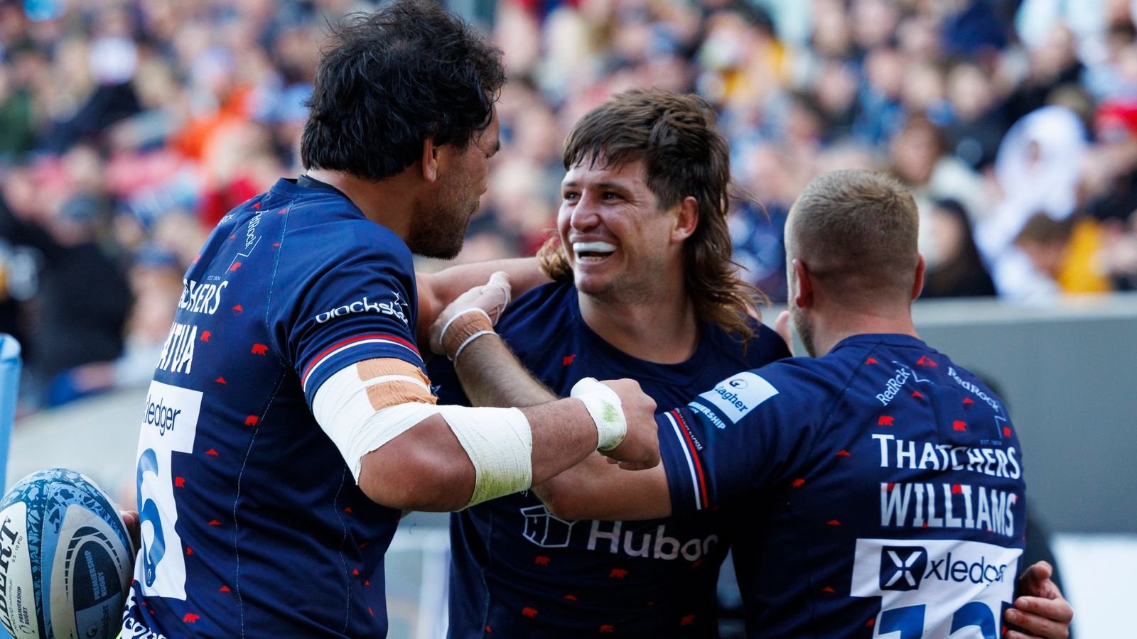 Premiership Rugby: Bristol Bears set club record with Newcastle Falcons rout, Sale Sharks hold off Harlequins | Rugby Union News