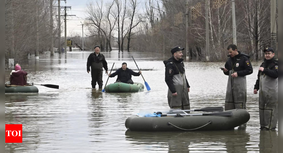 Record floods in Russias Urals triggered by melting snow