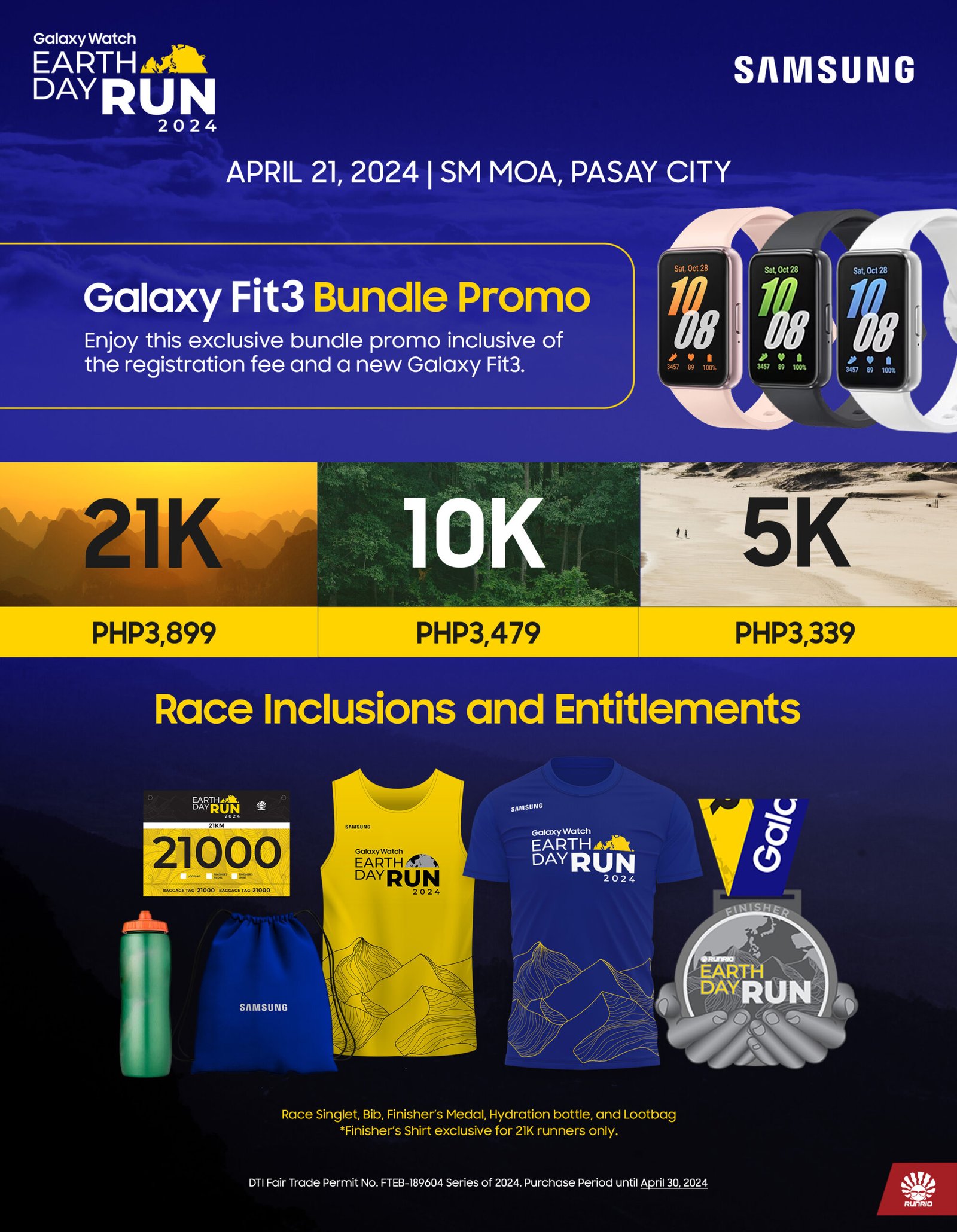 Run for a greener planet with Samsung at the Galaxy Watch Earth Day Run 2024
