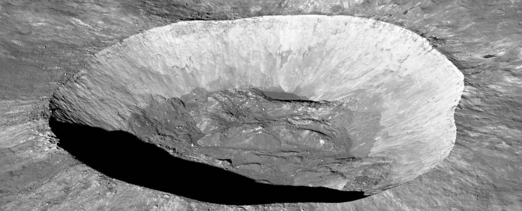 This Crater Could Be Where Earths Second Moon Broke Off The First One ScienceAlert