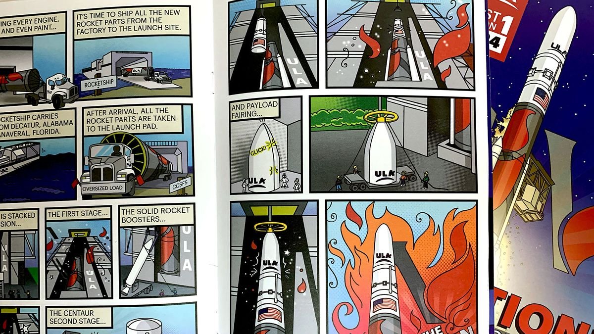 United Launch Alliance ULA has chronicled the origin story for its heavy lift rocket Vulcan Centaur in a comic book