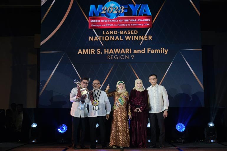 Winning OFW families grateful to OWWA for MOFYA cite BDO for fostering culture of saving