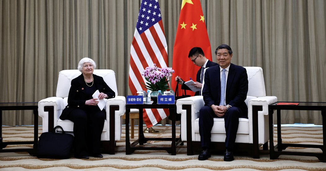 Yellen Warns China on Exports and Russia Support