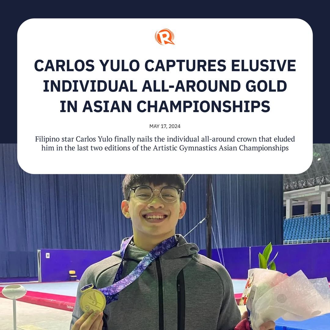 Carlos Yulo can now call himself an all-around champion in the continental level.  Ramping up his preparations for #Pari…
