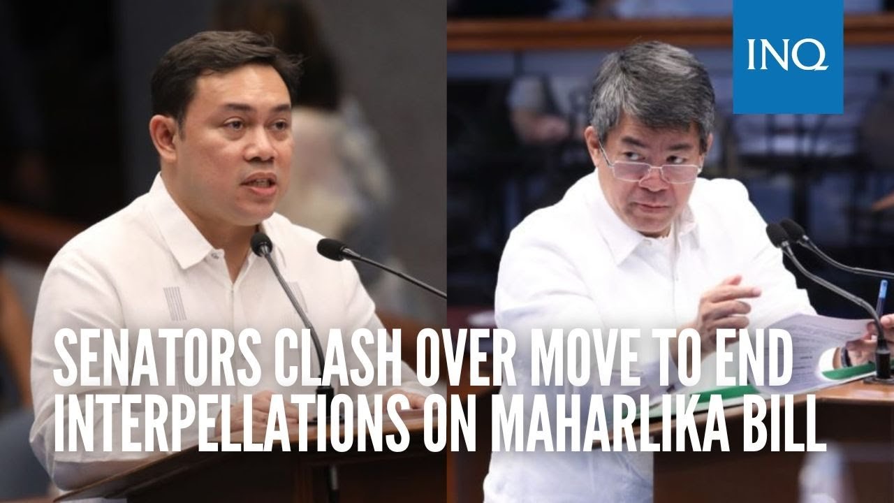 Senators clash over move to end interpellations on Maharlika bill