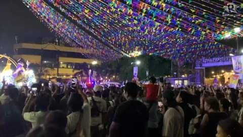 Residents in Obando, Bulacan, along with couples who pray for children, take part in the annual Obando Fertility Dance F…