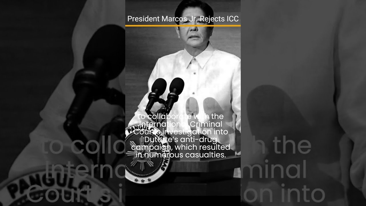 Pres  Marcos Jr  Opposes ICC Probe Into FPRD’s Drug War