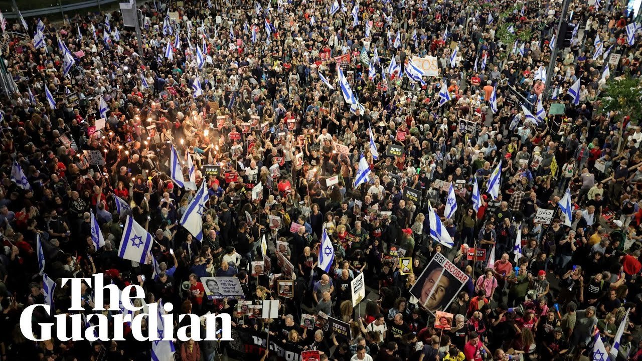 Anti-Netanyahu protests take place across Israel