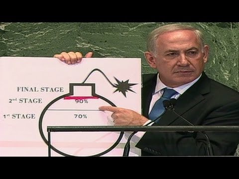 Netanyahu diagrams Iran’s nuclear status