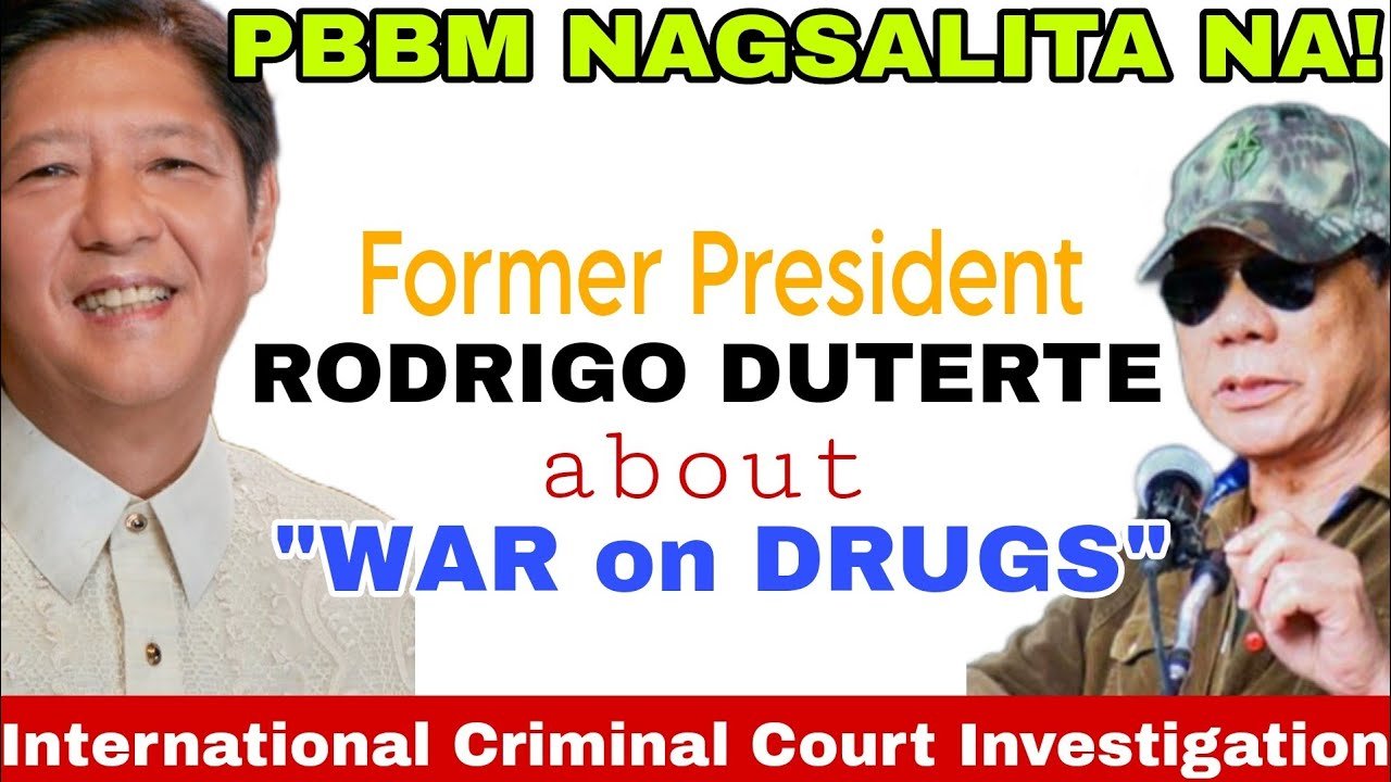 HALA!PRES.BONGBONG MARCOS NAGSALITA NA TUNGKOL SA ICC INVESTIGATION TO PRRD WAR ON DRUGS!!