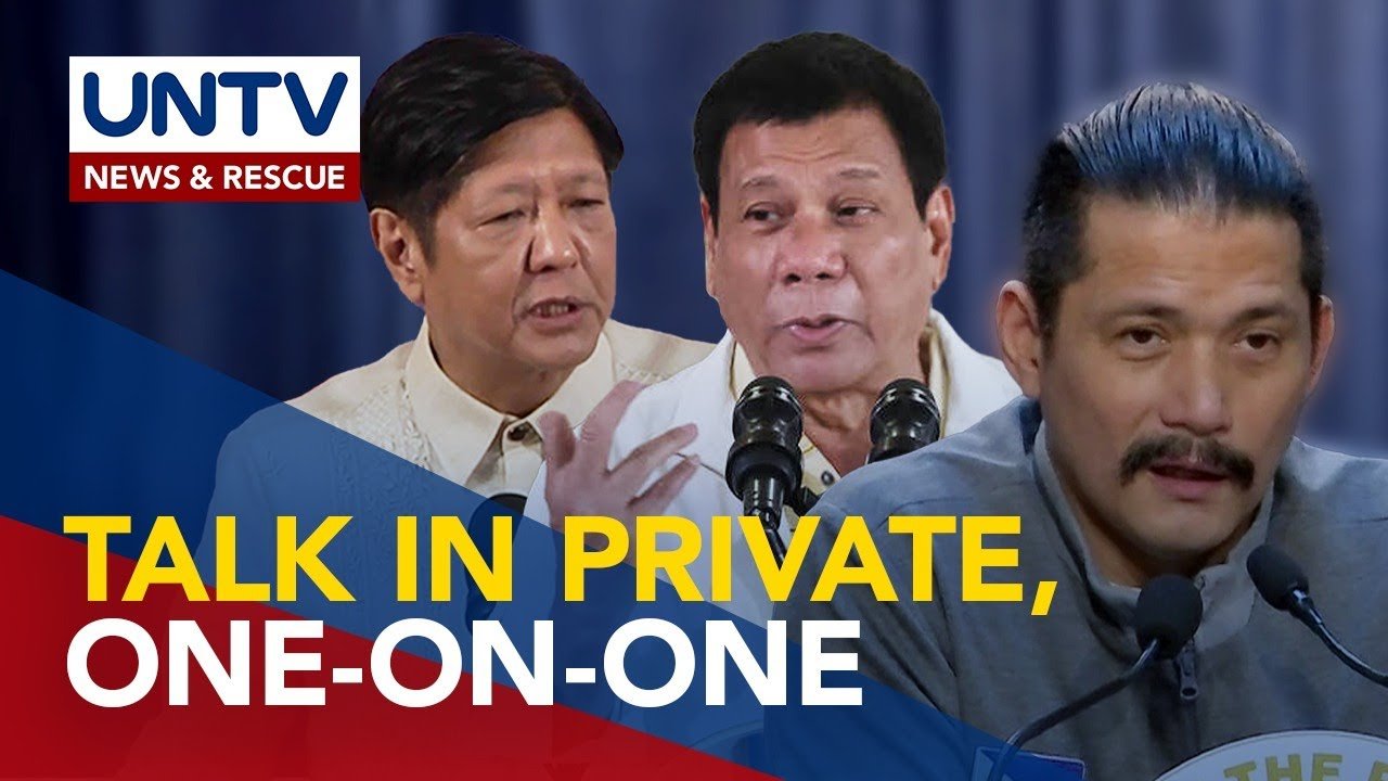 Sen. Padilla urges PBBM, Ex-Pres. Duterte to ‘talk in private’ about “gentleman’s agreement”