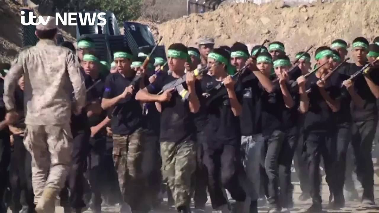 Inside the Hamas summer training camp for Gaza teens | ITV News
