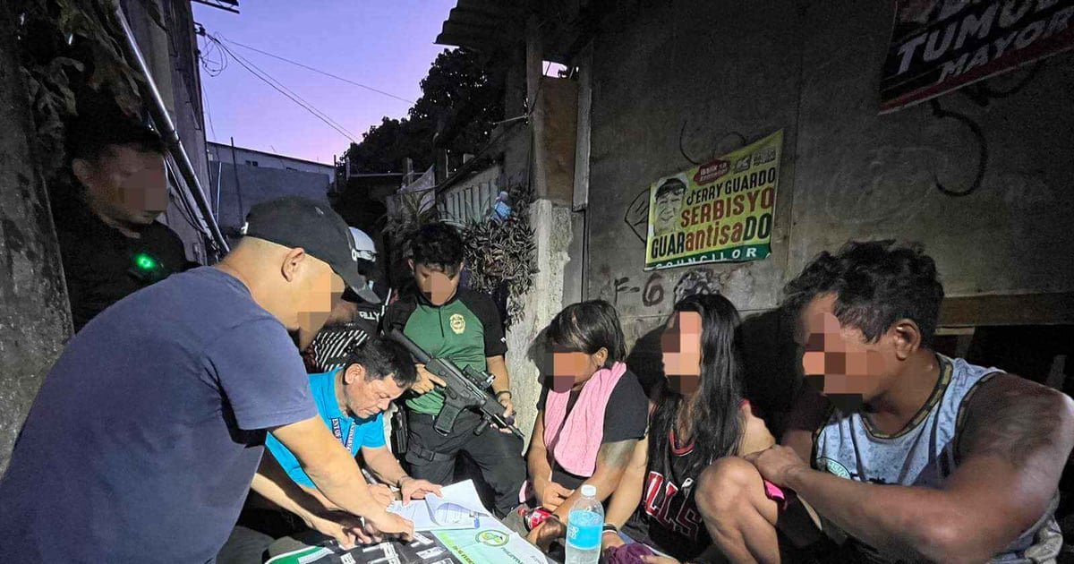 3 nabbed over P100000 shabu seized in drug den raid in Cebu City barangay