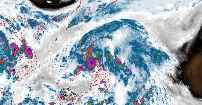 More rain in Luzon as Tropical Depression Aghon moves over Sibuyan Sea