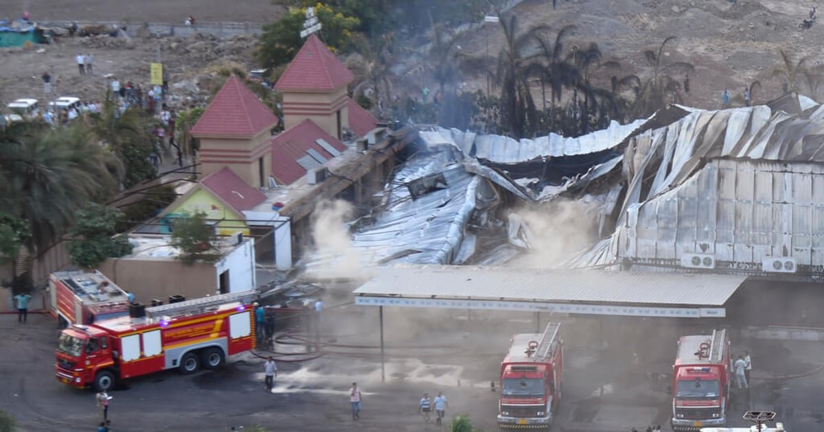 At least 27 people killed in a fire at an amusement park in western India police say