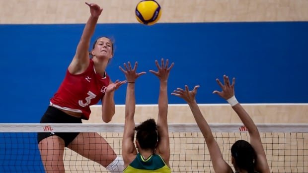 Canadian women’s team spiked by host Brazil in Volleyball Nations League opener