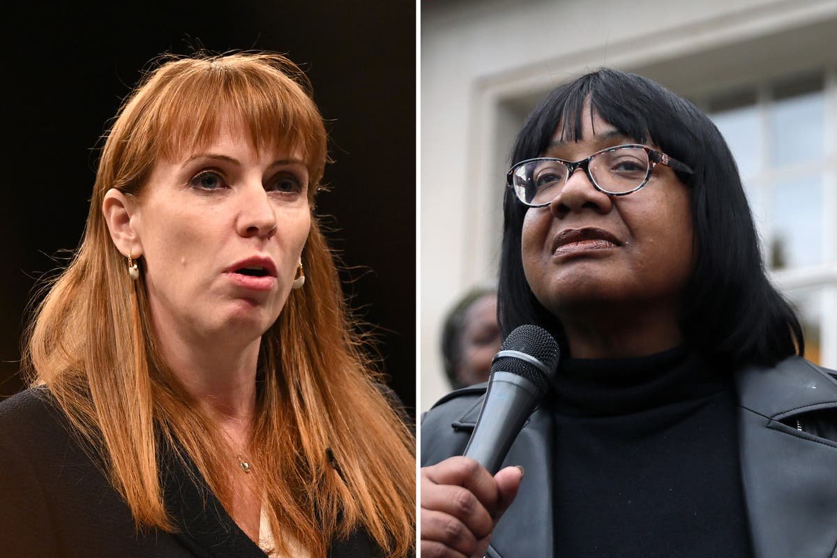 General election live news: Angela Rayner backs Diane Abbott as Faiza Shaheen accuses Labour of having ‘race problem’