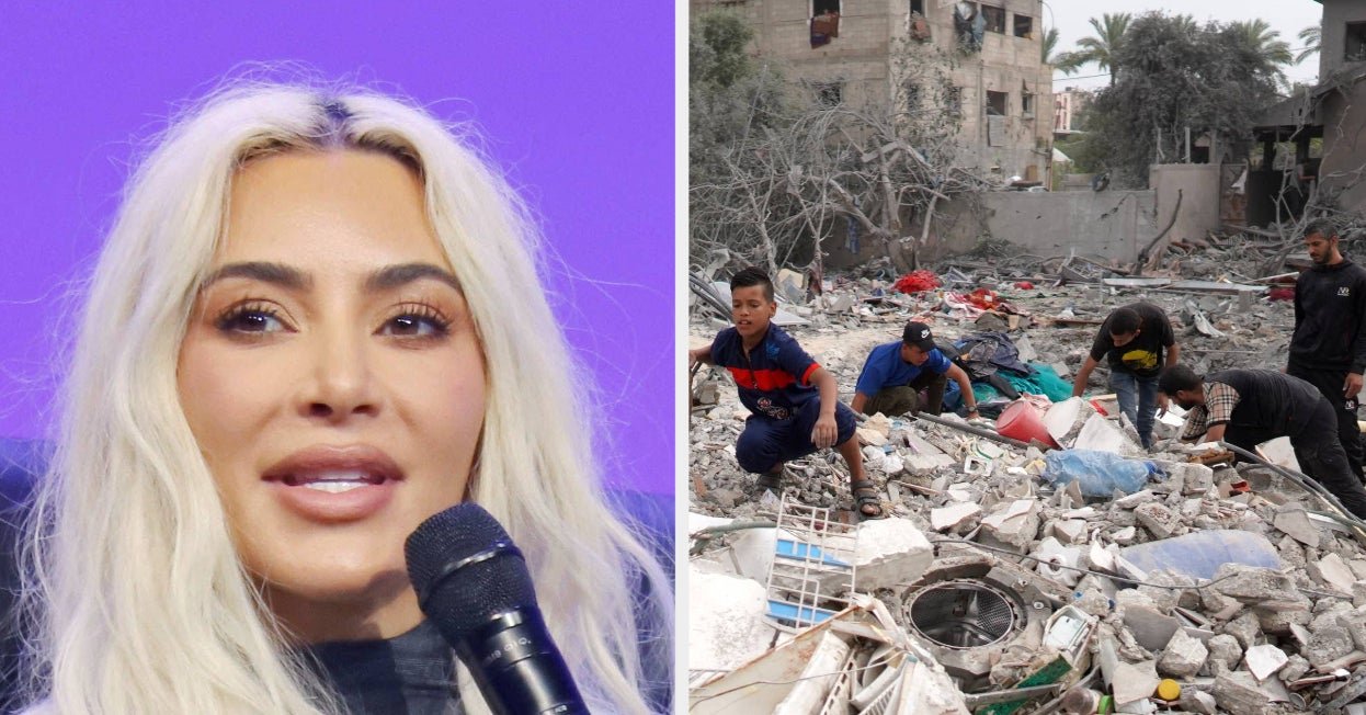 Heres How The Internet Reacted To Kim Kardashians Response To A Call To Free Palestine During A Public Appearance