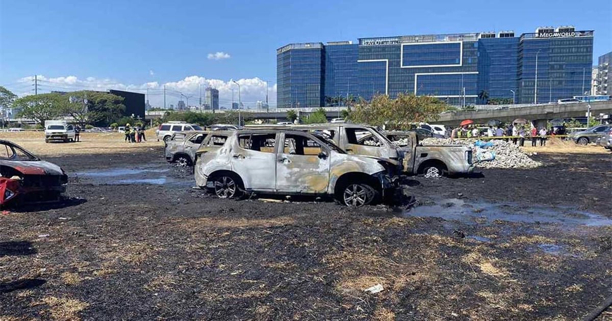 Improperly disposed cigarette butts caused NAIA parking fire