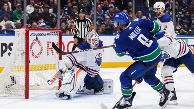 J.T. Miller’s late goal gives Canucks 3-2 win over Oilers in Game 5