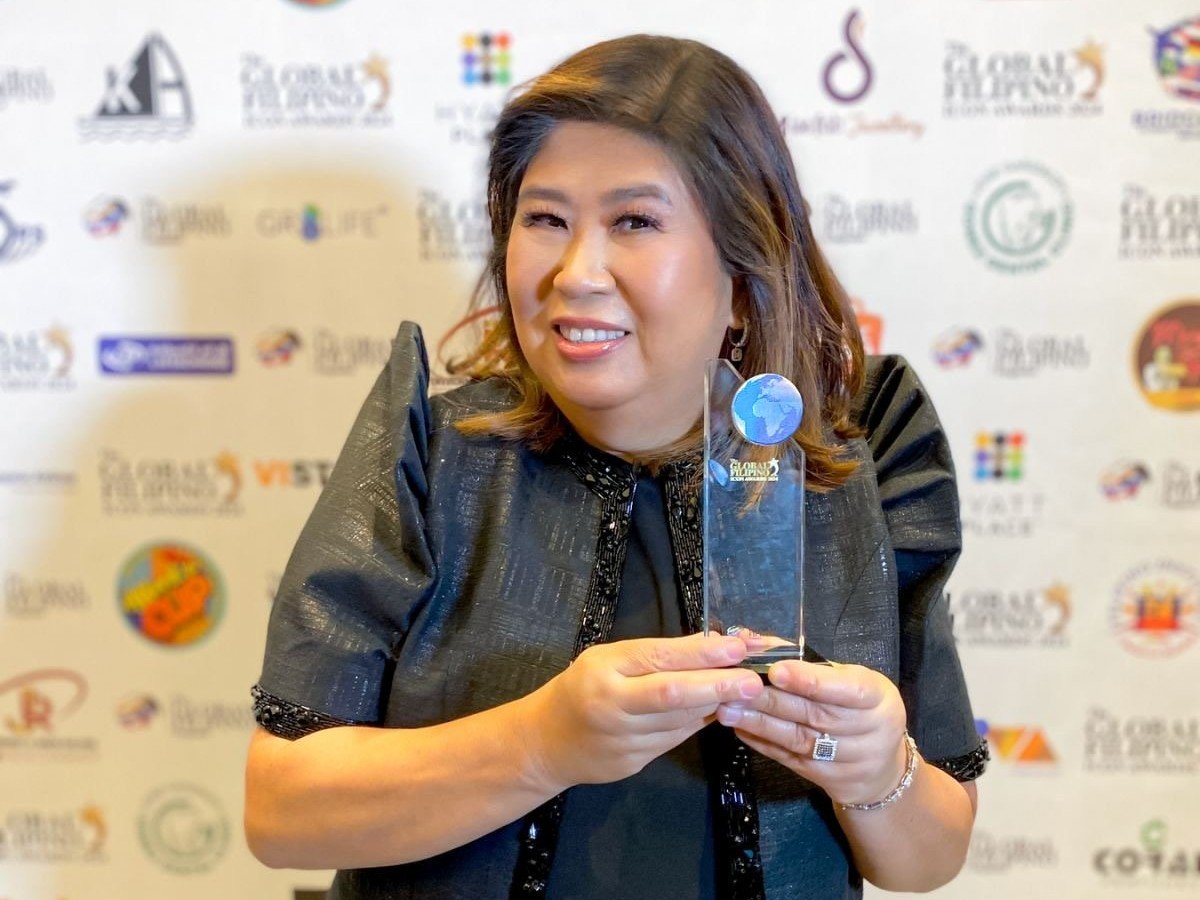 Jessica Soho honored at the Global Filipino Icon Awards