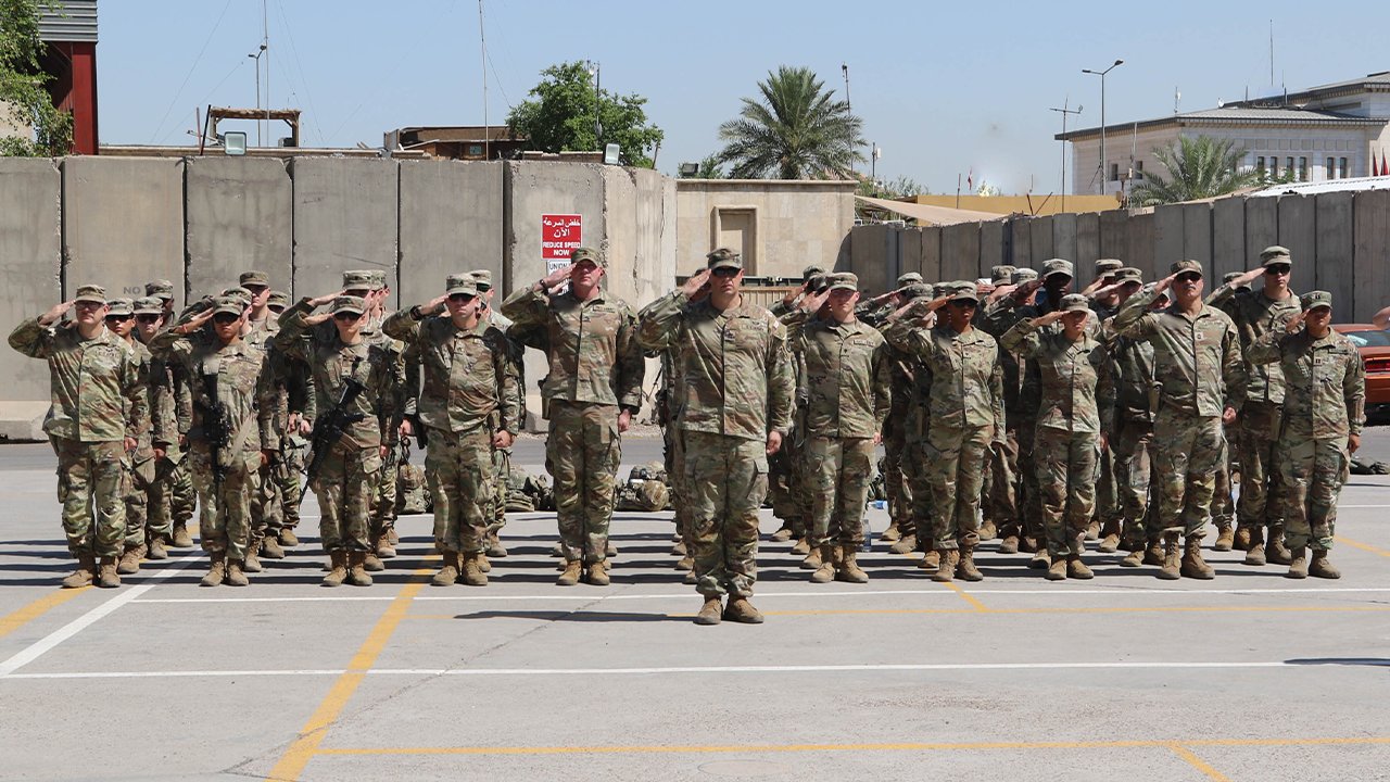 Memorial Day ceremony in Baghdad honors US soldiers killed in drone attack