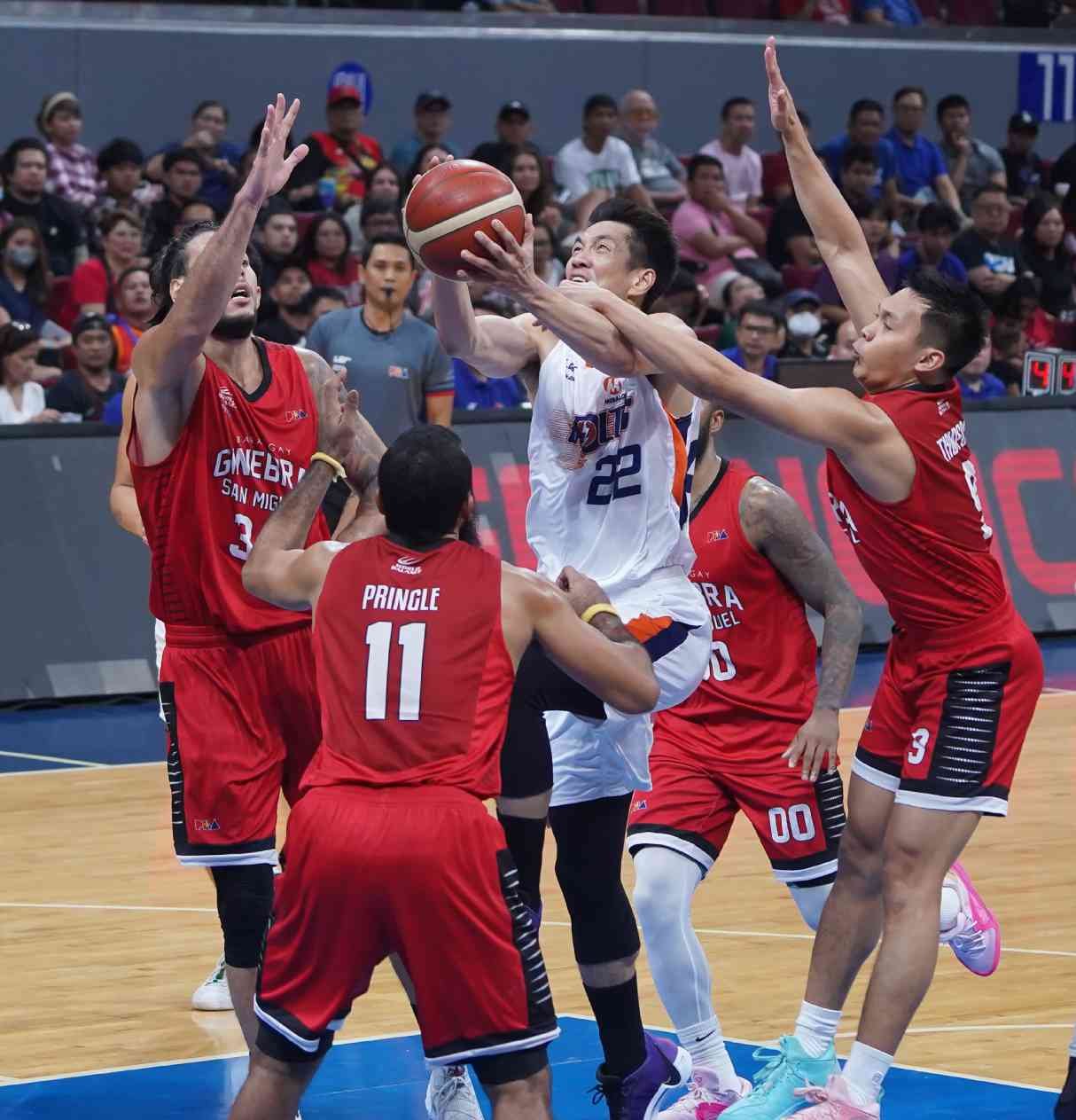 Meralco uses collective effort to beat Standhardinger, Ginebra