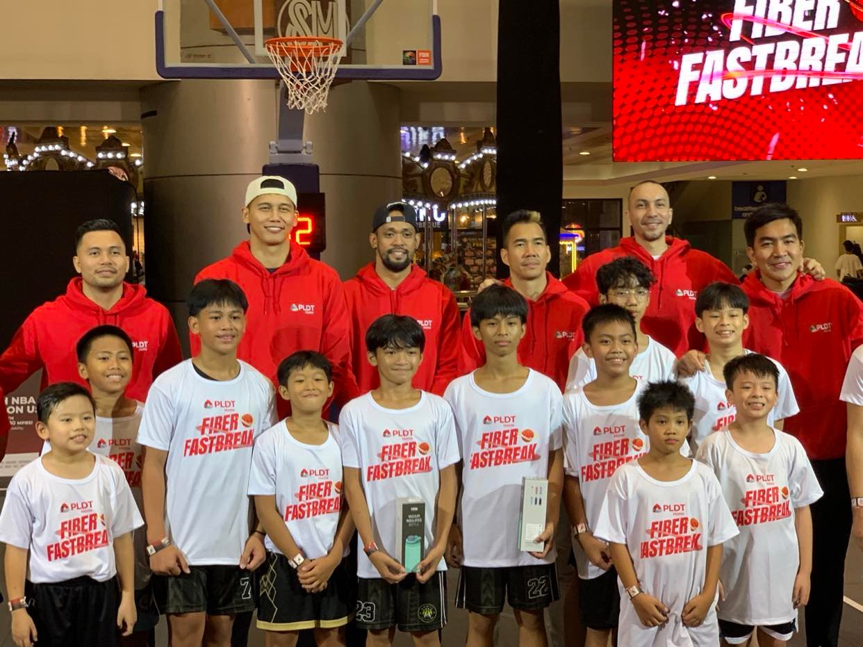 One big assist: Basketball champs train future MVPs in PLDT Home Fiber Fastbreak culmination