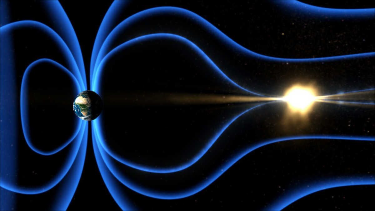 illustration shows magnetic field lines around the Earth reconnecting in the magnetotail usually one of the first signs of a substorm An internally funded Southwest Research Institute project is investigating the nature of substorms specifically a 2017 event when reconnection appeared to occur without inciting a substorm