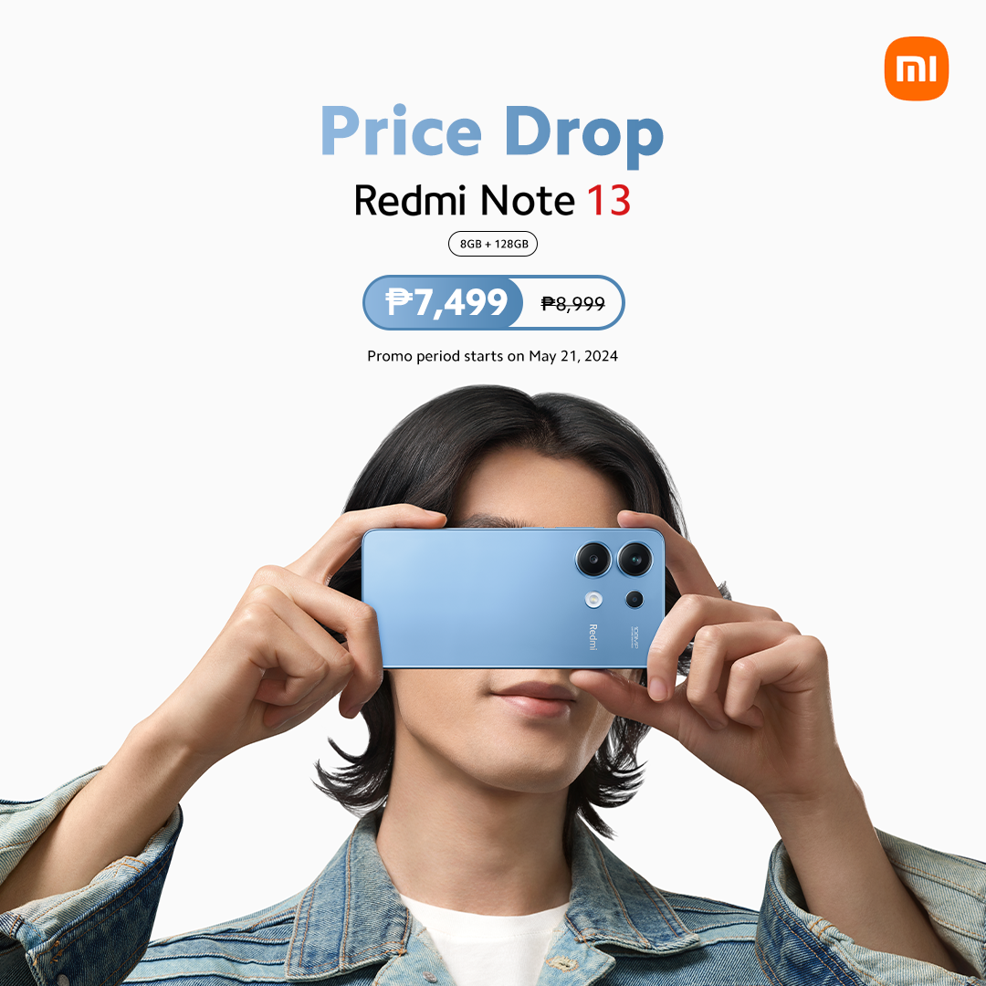 The Redmi Note 13 gets a P1500 price drop