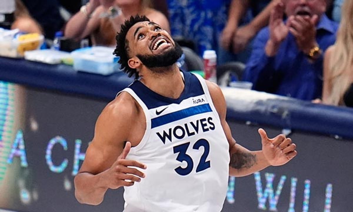 Towns Edwards lift Wolves over Mavs 105 100 to avoid sweep in West finals