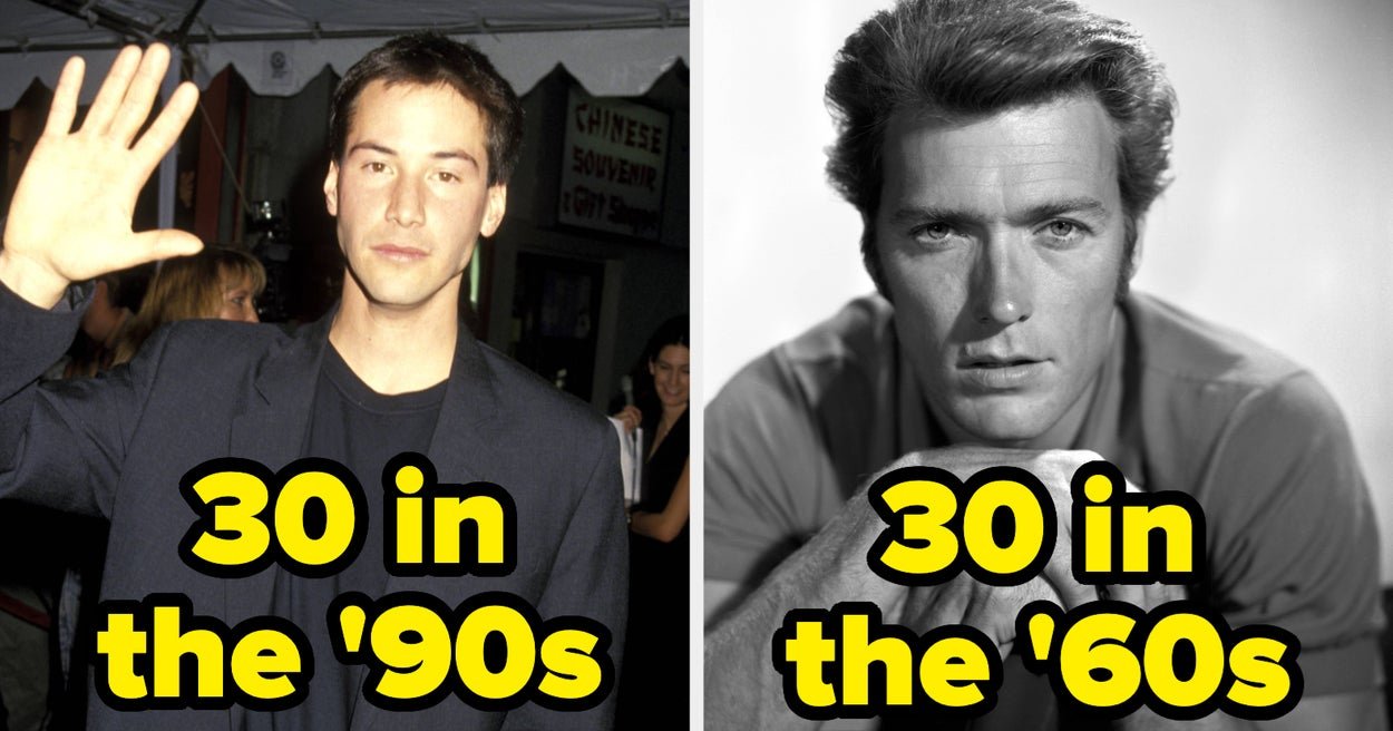What 30 Years Old Looks Like On 70 Different Celebrities