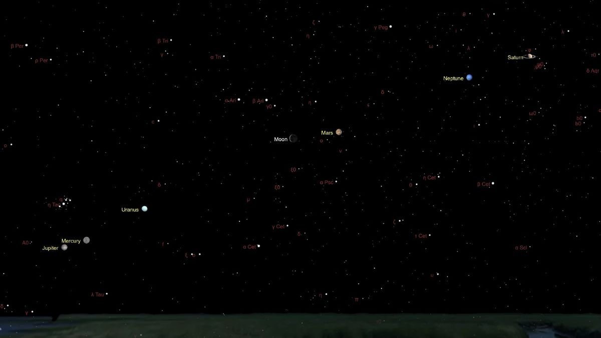 Will a ‘rare’ lineup of planets be visible to the naked eye in the night sky on June 3?
