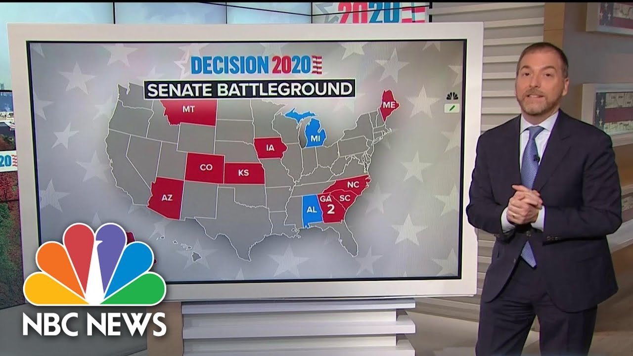 2020 Senate Map Shows GOP Seats In Red States Threatened | Meet The Press | NBC News