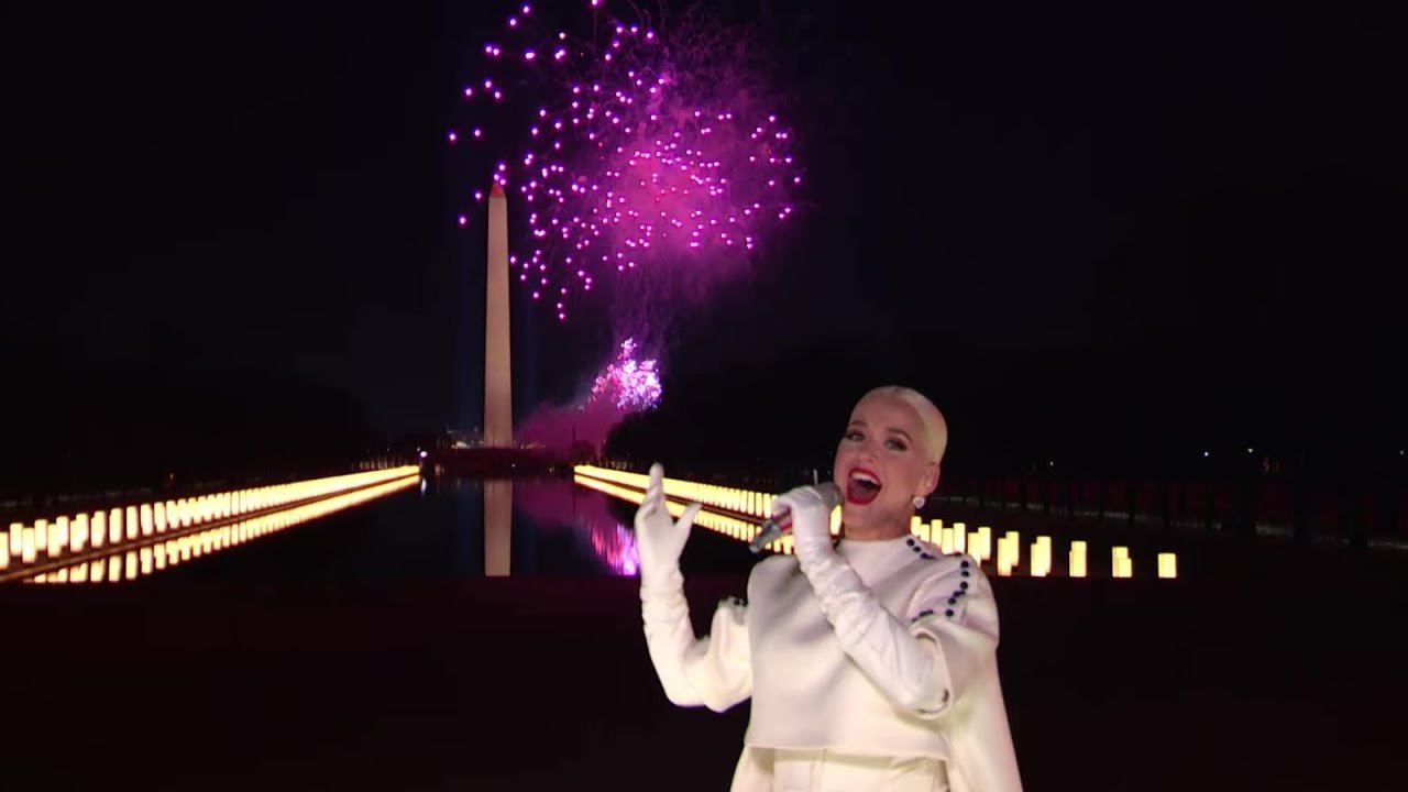 Katy Perry Performs “Firework” As Inauguration Day Comes to an End | Biden-Harris Inauguration 2021