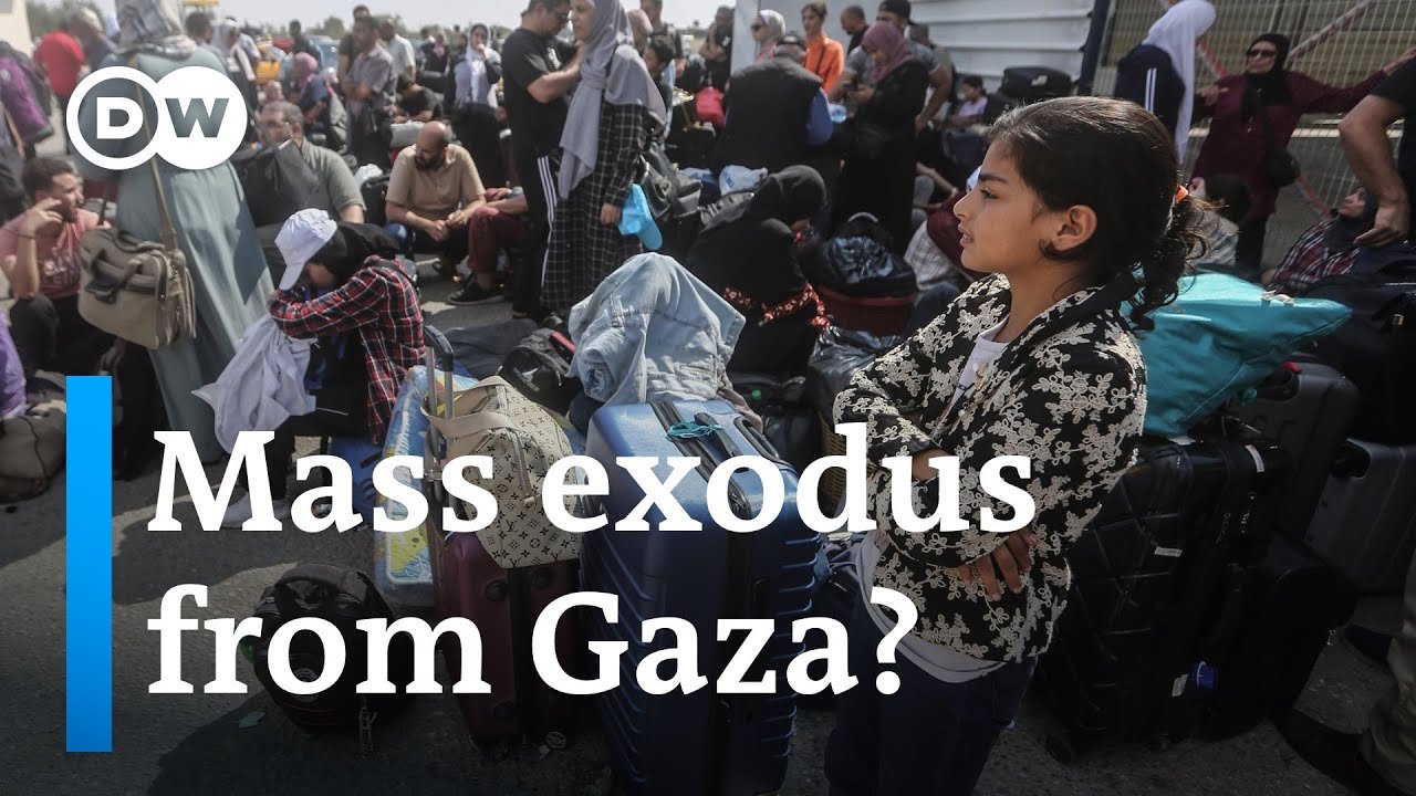 Egypt ‘prepares to receive Palestinian refugees’ along Gaza border | DW News