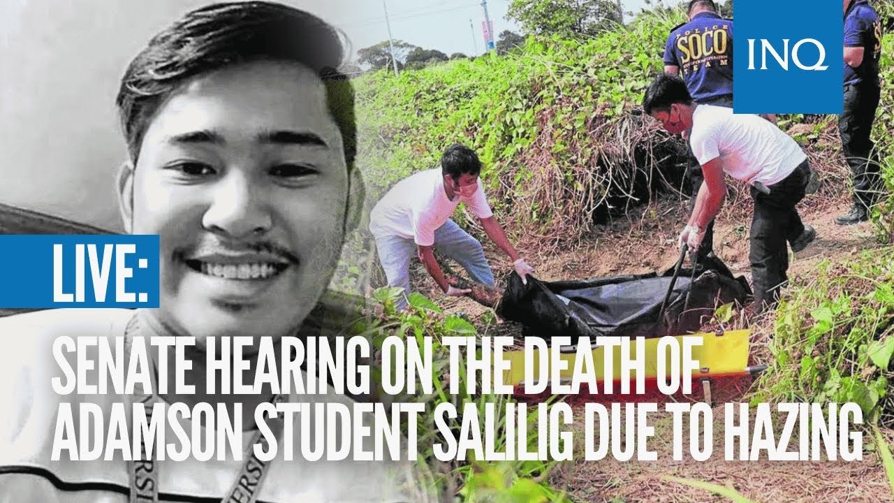 Senate probe on the death of Adamson student Salilig due to hazing