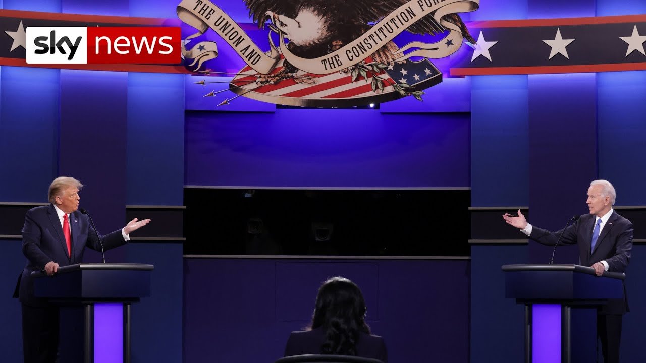 Trump and Biden face off in final US presidential debate – highlights