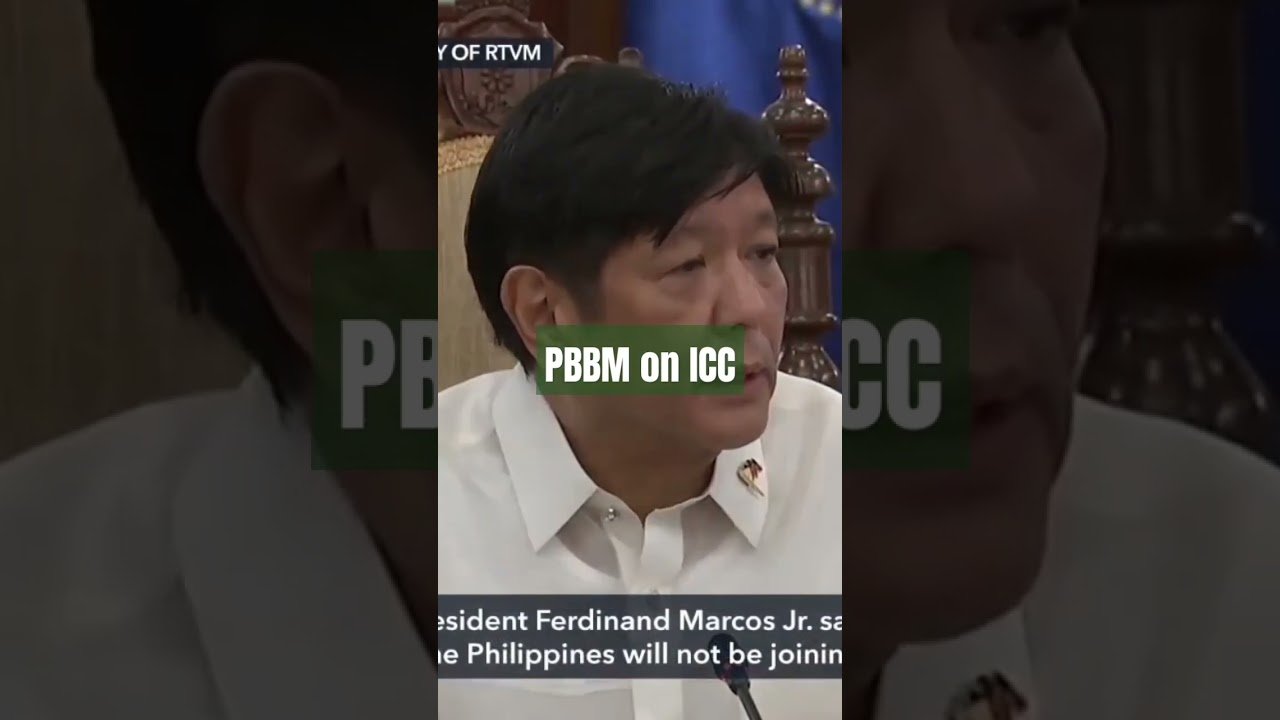 President Ferdinand Marcos Jr on ICC #shorts #viral #philippines #icc
