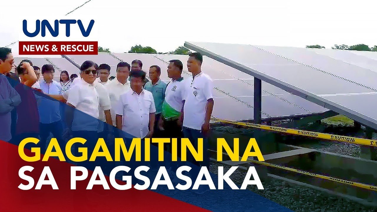 PBBM, pinangunahan ang Inagurasyon sa solar-powered pump irrigation project sa Isabela