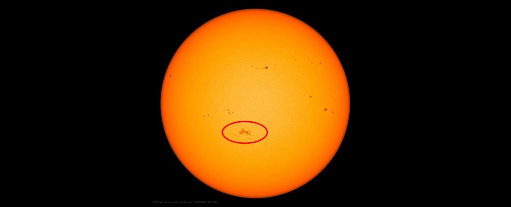A Highly Active Sunspot Is Pointed Right at Us Again Heres What to Expect ScienceAlert