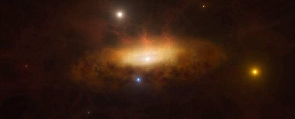 Astronomers Witness Monster Black Hole Awaken And Begin Feeding Frenzy ScienceAlert