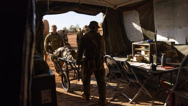 Australia deploy mobile surgery near frontline at Exercise Rhino Run