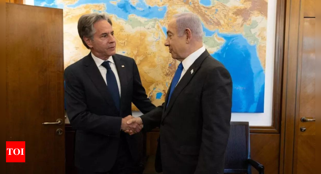 Blinken meets with Netanyahu in Israel and urges Hamas to accept cease-fire proposal