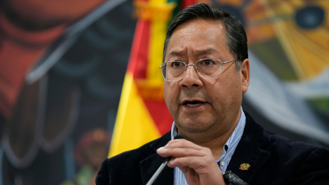 Bolivias president denounces self coup accusations as lies