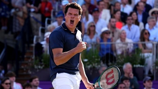 Canada’s Raonic sets record with 47 aces in three-set match