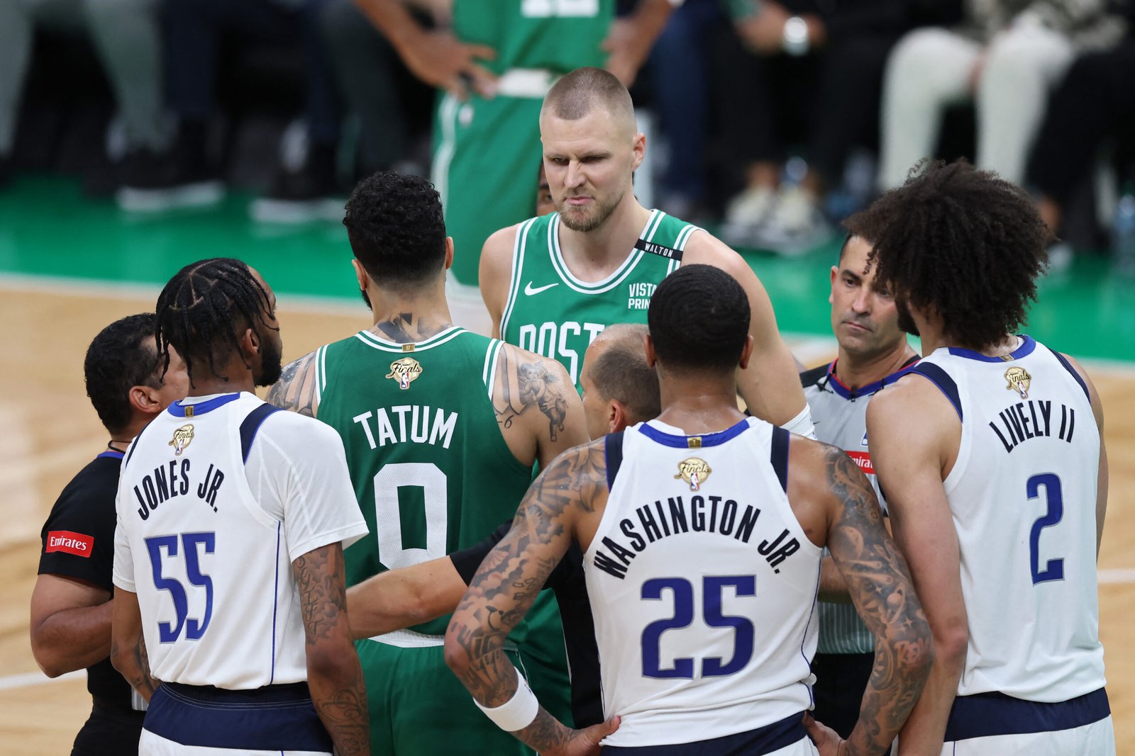Celtics’ Porzingis returns to play for Game 5 vs Mavs