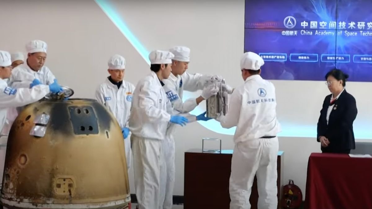 China opens Chang’e 6 return capsule containing samples from moon’s far side (video)